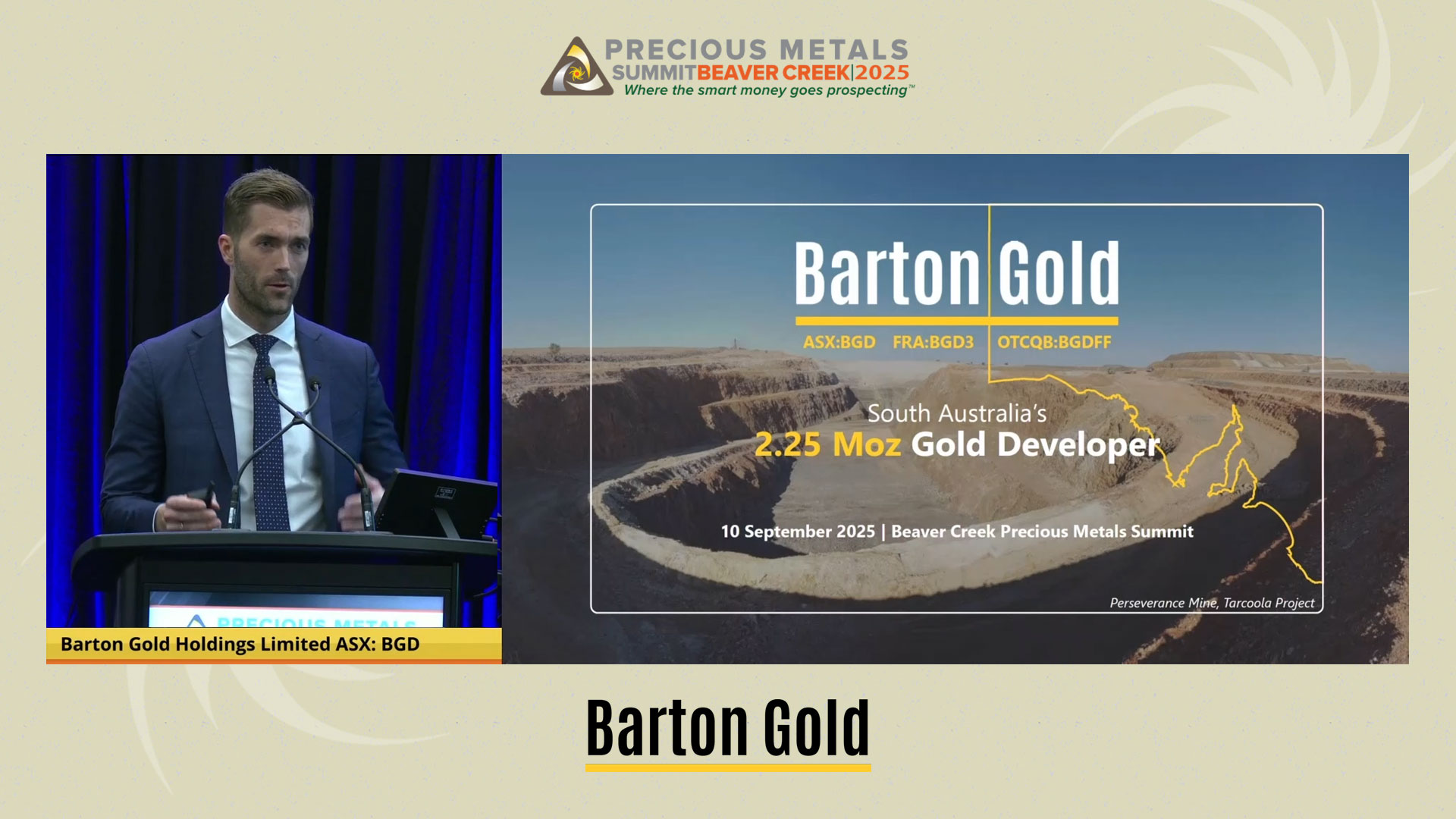 Presentation to Beaver Creek Precious Metals Summit