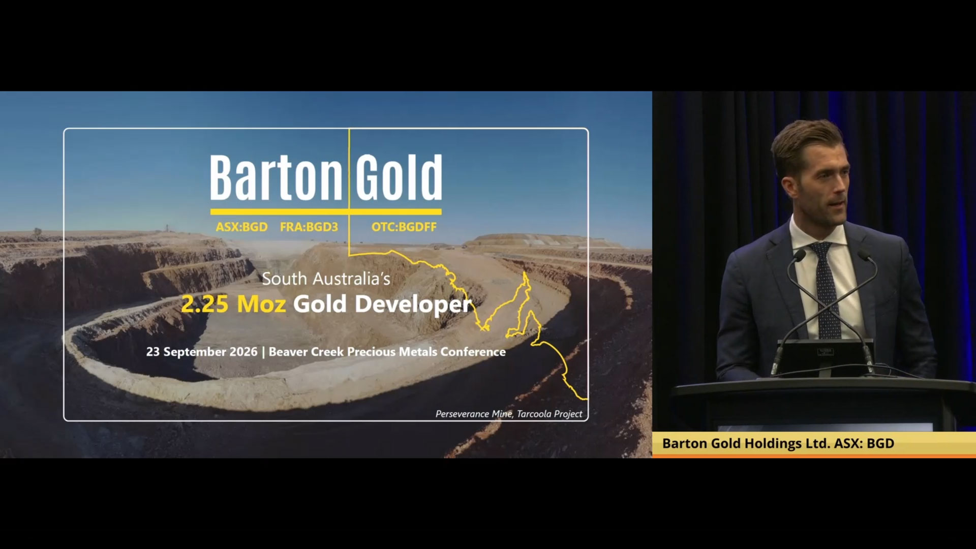 Presentation to Beaver Creek Precious Metals Summit